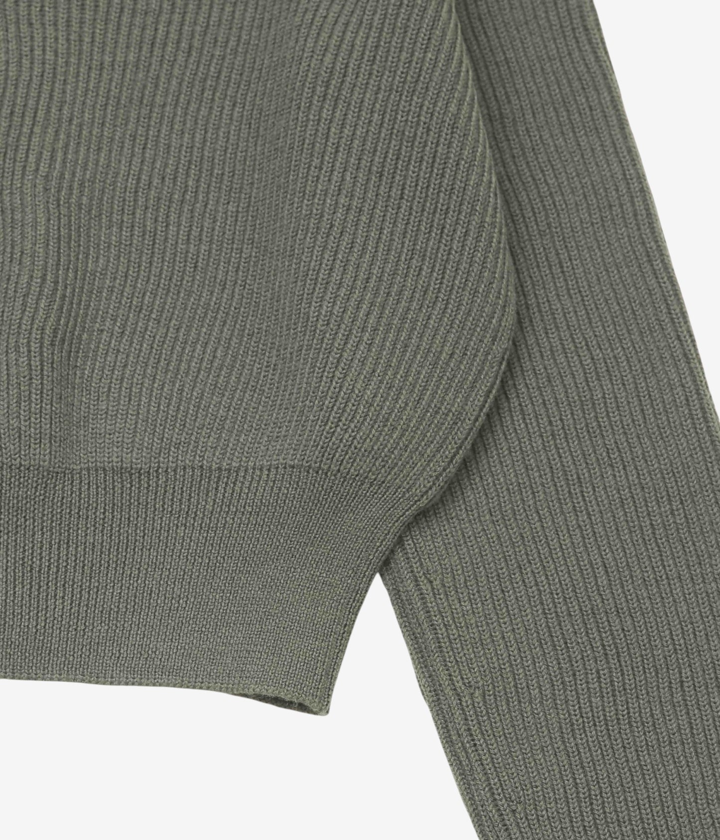 RIER ''ROUNDNECK ZIP UTILITY'' (FOREST KNIT)