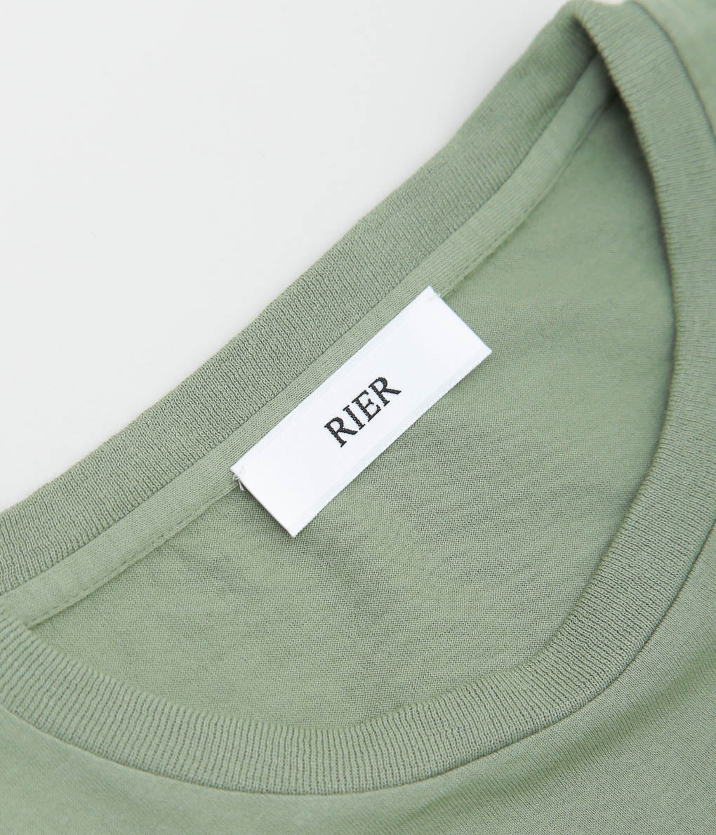 RIER ''T-SHIRT ROUND NECK LONG SLEEVES'' (ARGILE JERSEY)