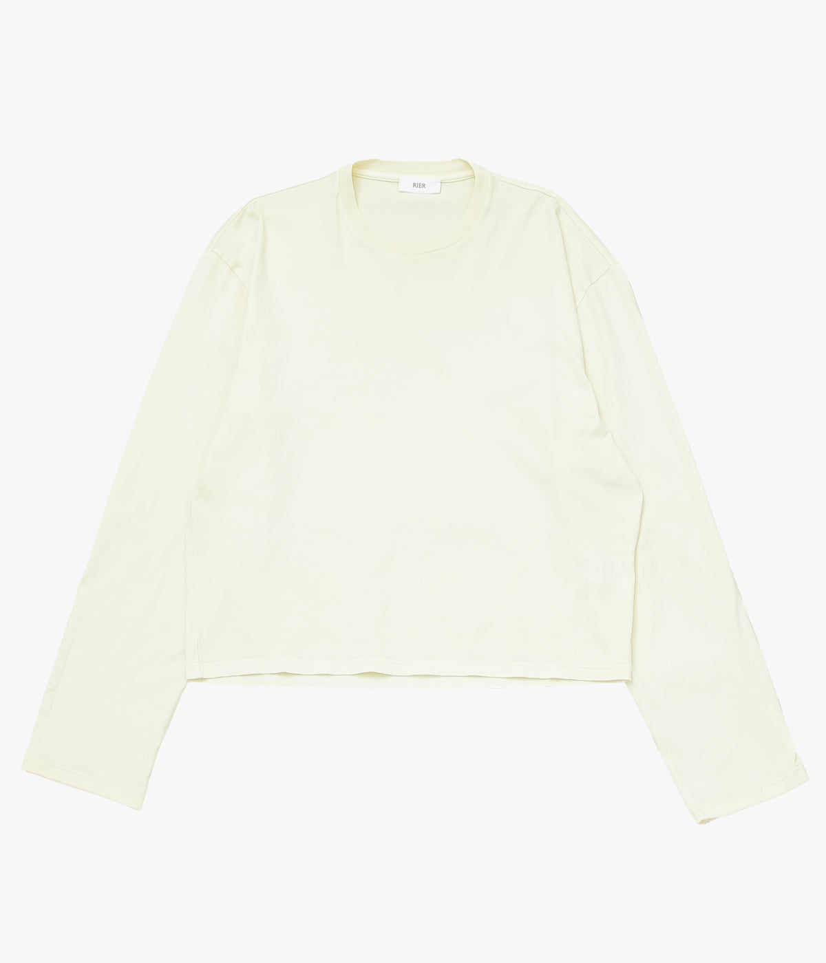 RIER ''T-SHIRT ROUND NECK LONG SLEEVES'' (BUTTER JERSEY)