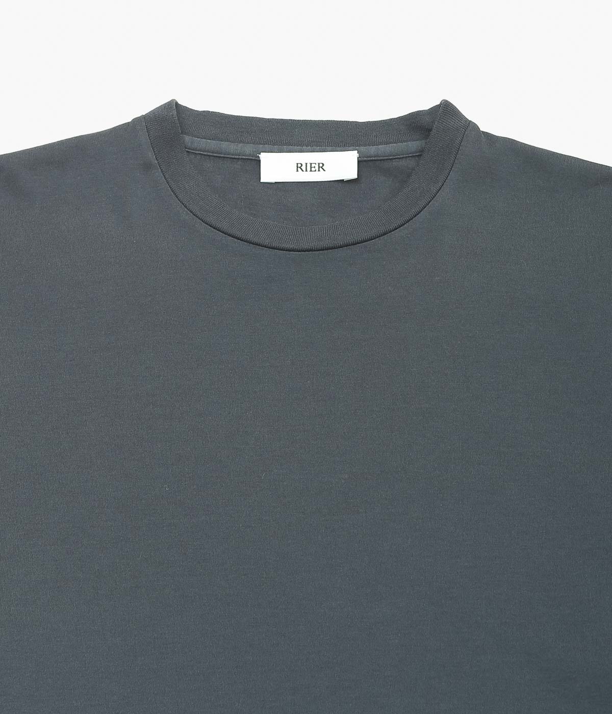 RIER ''T-SHIRT ROUNDNECK LONG SLEEVES'' (PLOMBE JERSEY COTTON