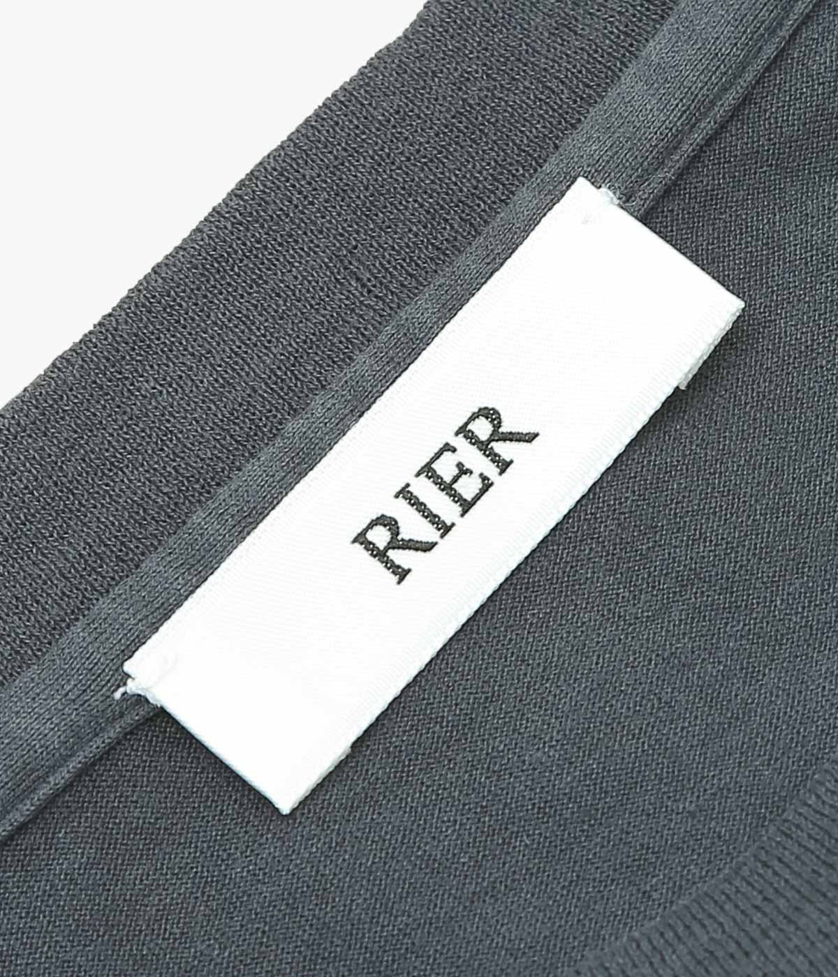 RIER ''T-SHIRT ROUNDNECK LONG SLEEVES'' (PLOMBE JERSEY COTTON
