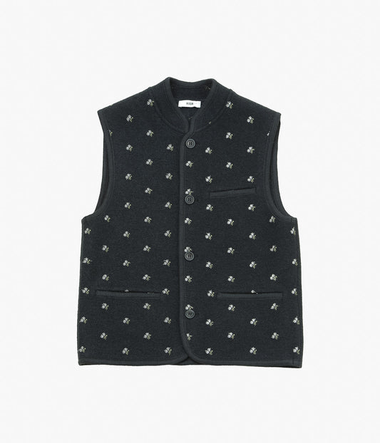 RIER ''WALKER GILET'' (PLOMBE FLOWERS DENSE)
