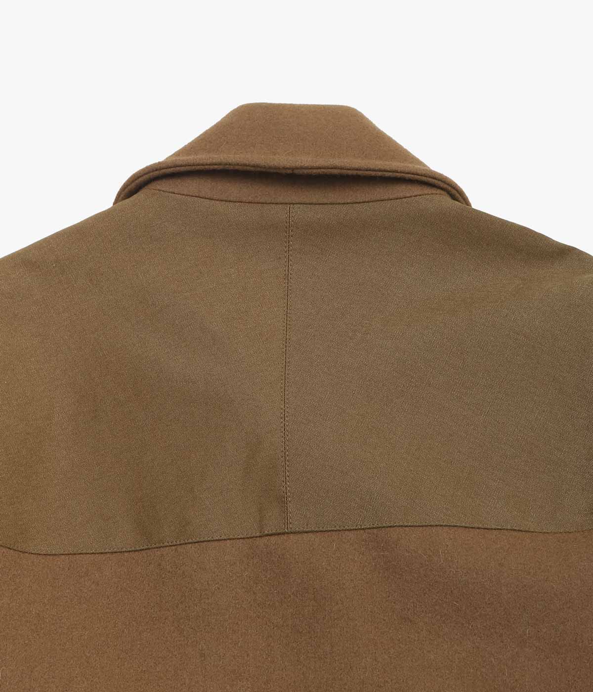 S.E.H KELLY ''DONKEY JACKET｜HEAVY MELTON × SAIL CLOTH COTTON'' (TABACCO)