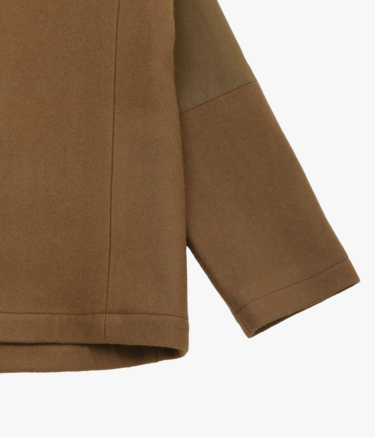 S.E.H KELLY ''DONKEY JACKET｜HEAVY MELTON × SAIL CLOTH COTTON'' (TABACCO)