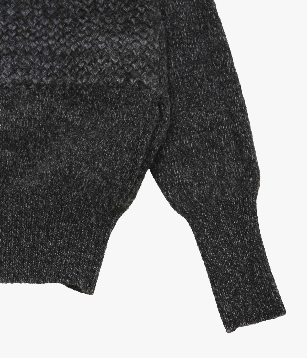 S.E.H KELLY '' GANSEY ｜LAMBS WOOL KNIT'' (CHARCOAL)