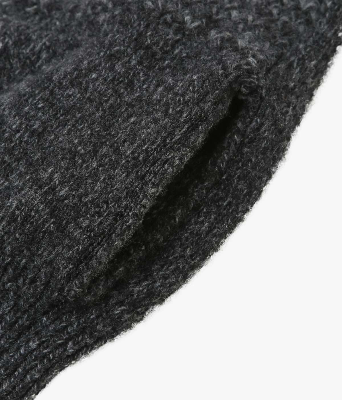 S.E.H KELLY '' GANSEY ｜LAMBS WOOL KNIT'' (CHARCOAL)
