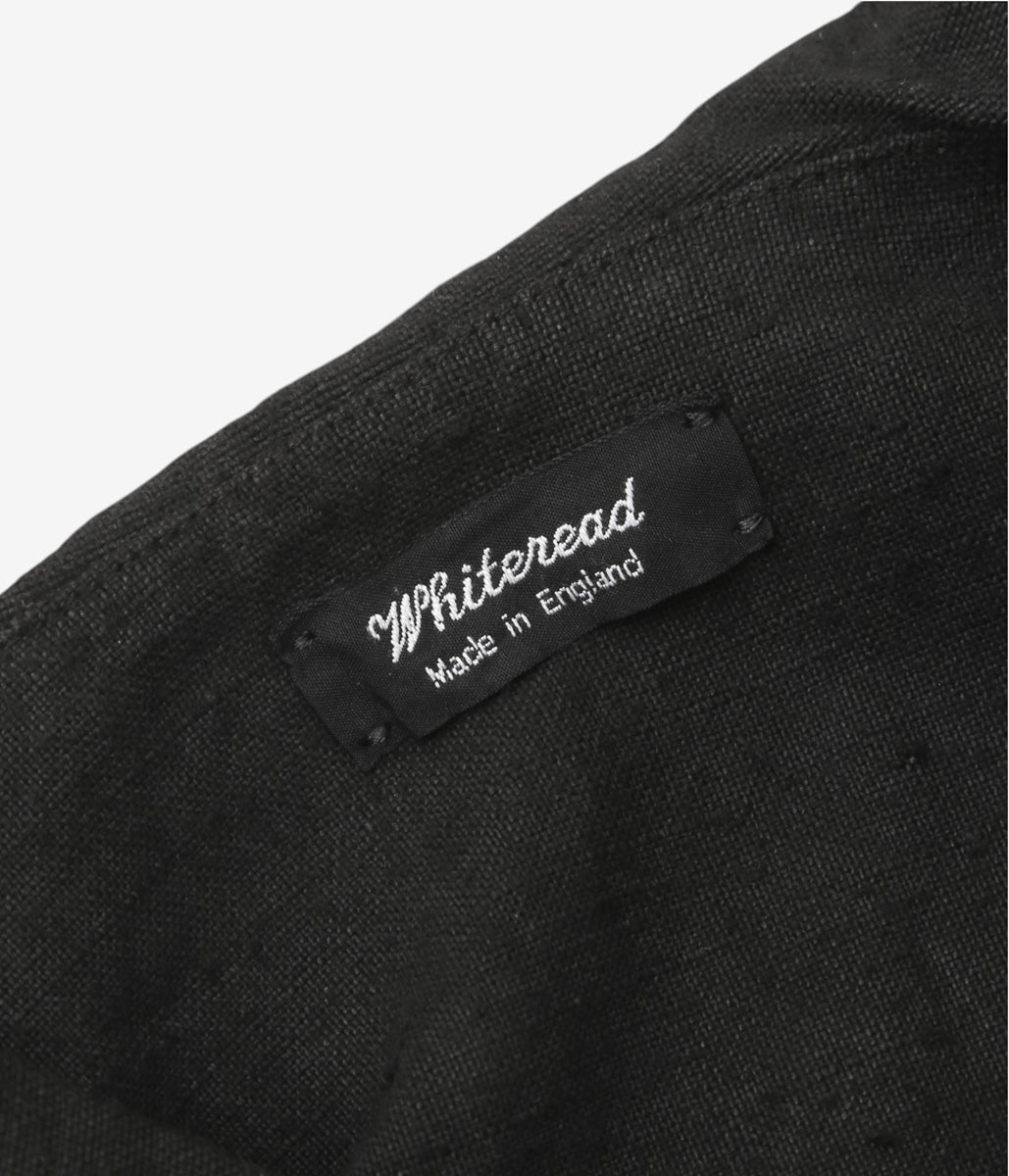 WHITEREAD ''SAILOR COLLAR SHIRT'' (EBONY LINEN)