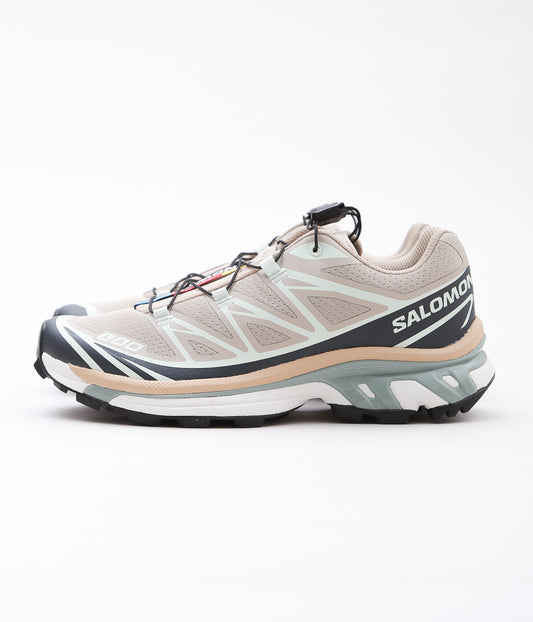 SALOMON ''XT-6'' (OXFORD TAN/CARBON/CLEARLY AQUA)