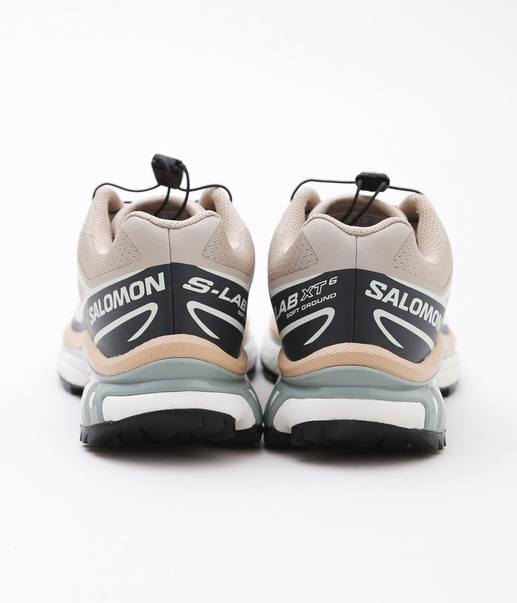 SALOMON ''XT-6'' (OXFORD TAN/CARBON/CLEARLY AQUA)