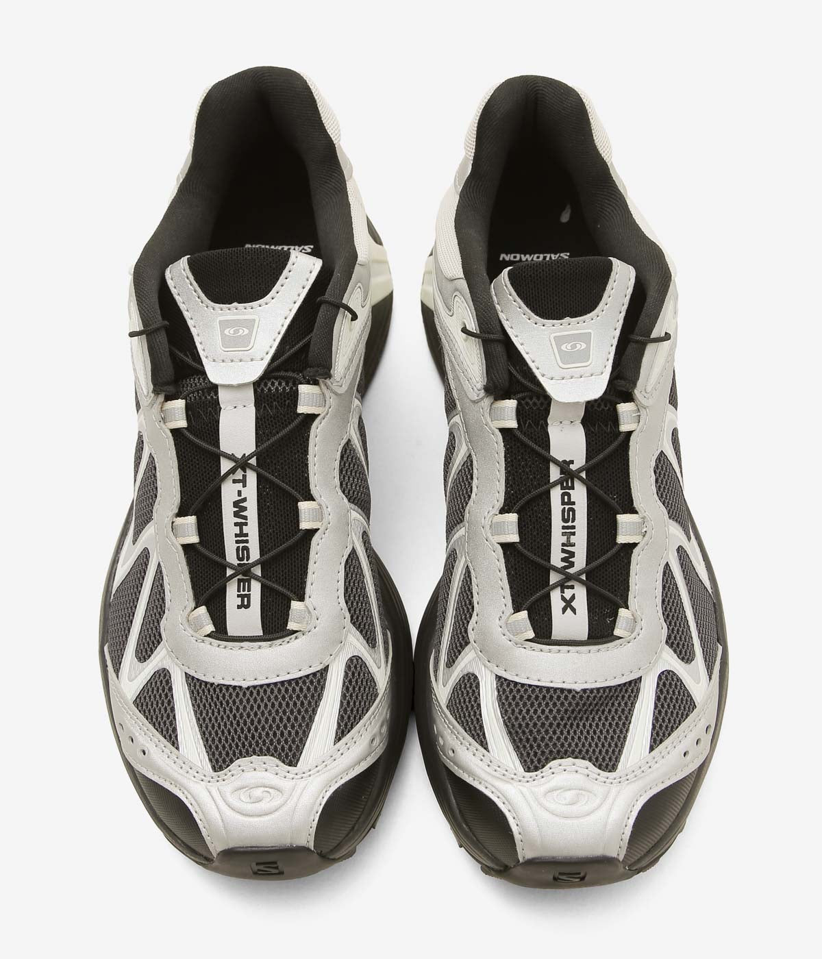 SALOMON XT-WHISPER ブラック シルバー スニーカー SALOMON ''XT-WHISPER'' (BLACK / FTW SILVER) – THE STORE BY MAIDENS