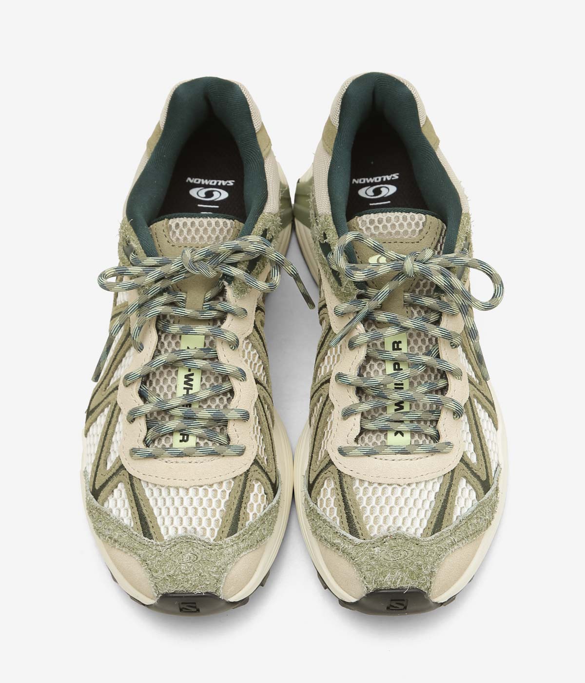 SALOMON ''XT-WHISPER EMBROIDERY'' (DEEP LICHEN GREEN/EUCALYPTUS/BUTTERFLY)