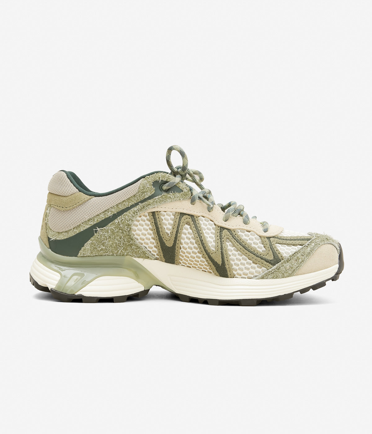 SALOMON ''XT-WHISPER EMBROIDERY'' (DEEP LICHEN GREEN/EUCALYPTUS/BUTTERFLY)