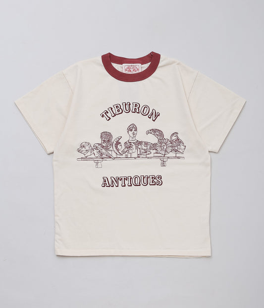 SAMUEL ZELIG ''ANTIQUE TEE''(RED RINGER)