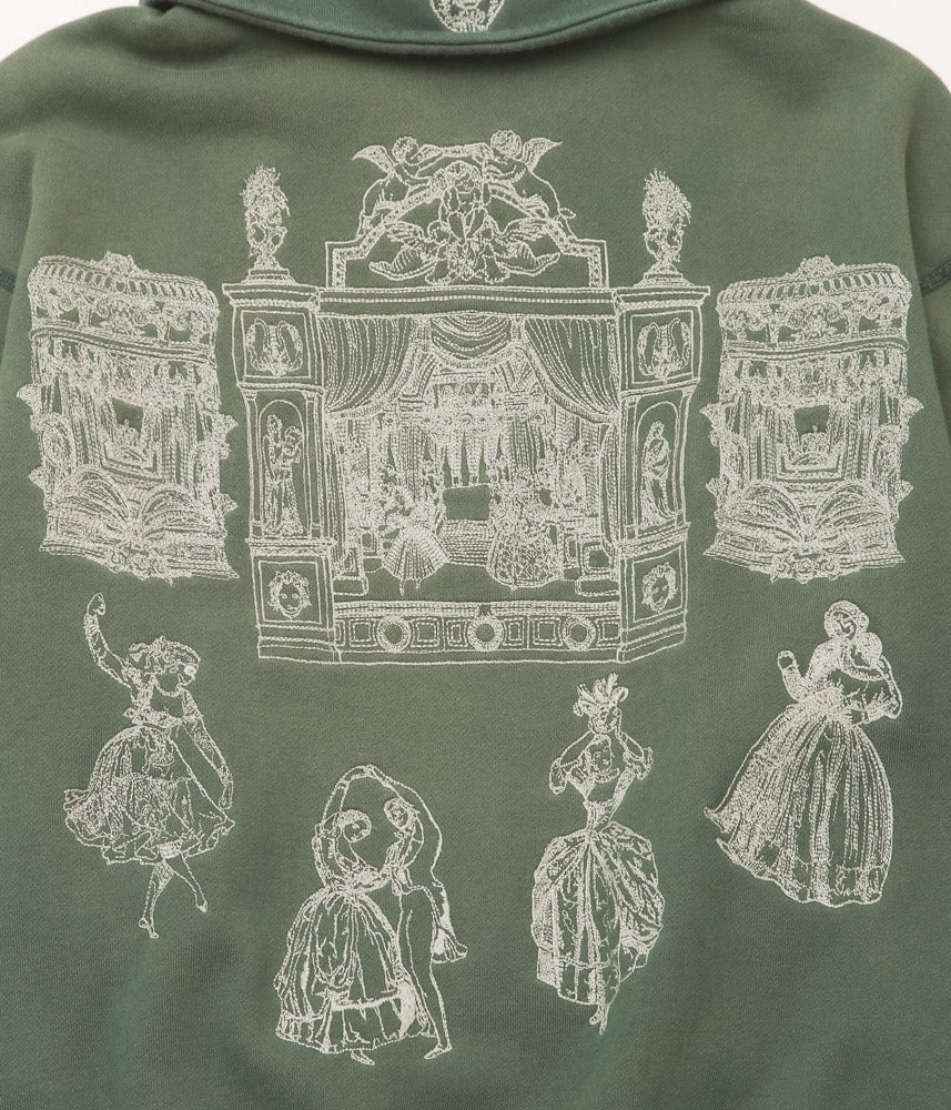 SAMUEL ZELIG ''BALLROOM 1/4 ZIP'' (EMERALD GREEN)