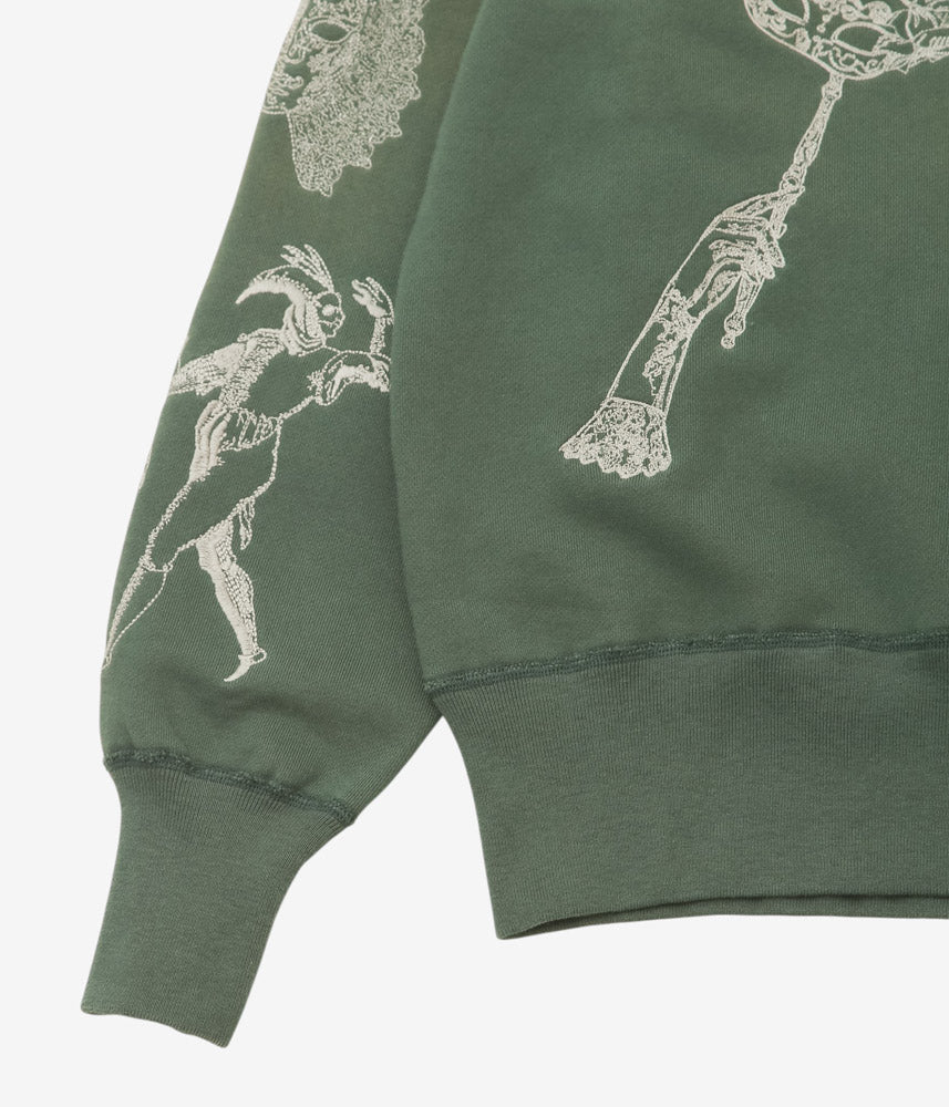 SAMUEL ZELIG ''BALLROOM 1/4 ZIP'' (EMERALD GREEN)