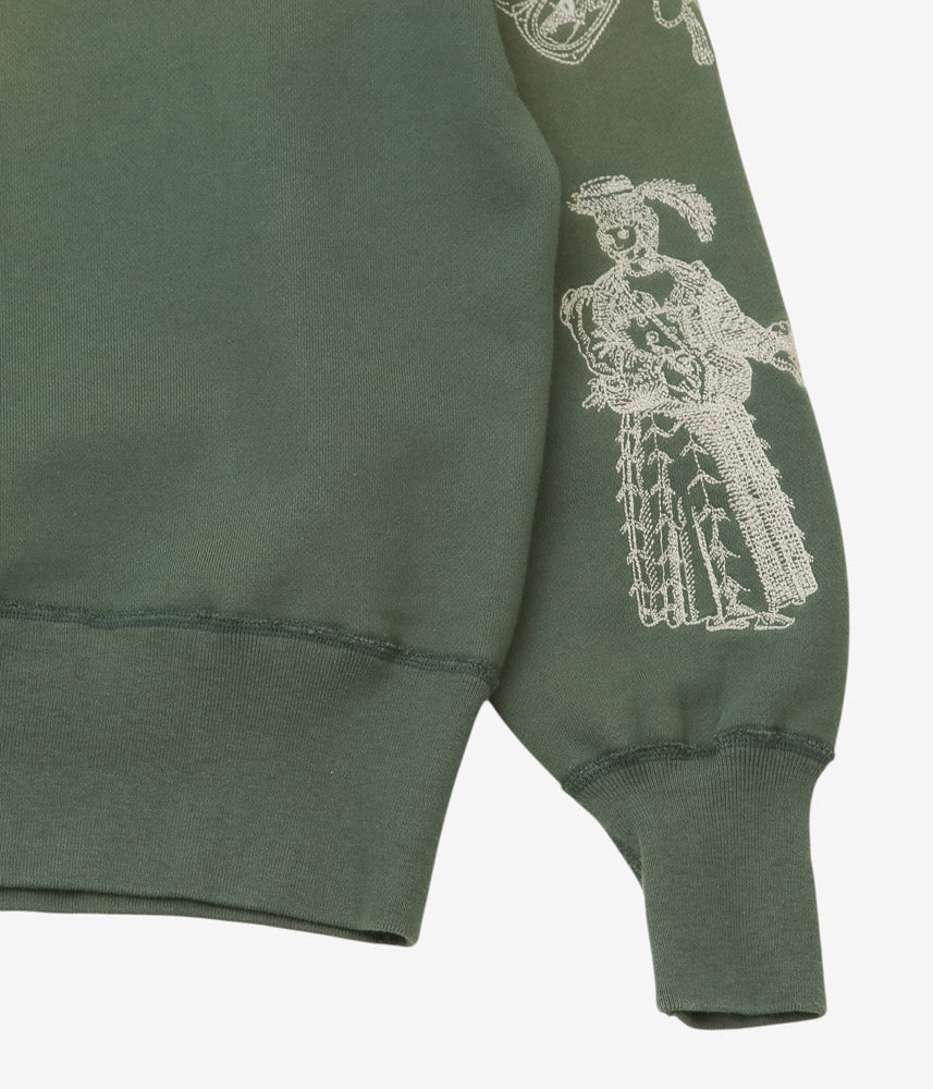 SAMUEL ZELIG ''BALLROOM 1/4 ZIP'' (EMERALD GREEN)