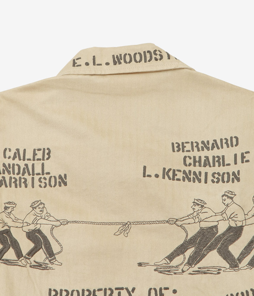 SAMUEL ZELIG ''DUFFLE CHORE JACKET'' (FADED BEIGE)
