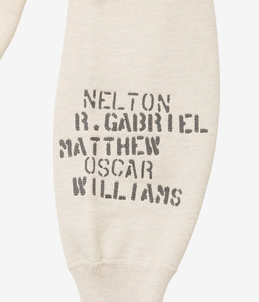 SAMUEL ZELIG ''DUFFLE CREWNECK'' (TINTED OATMEAL GREY)