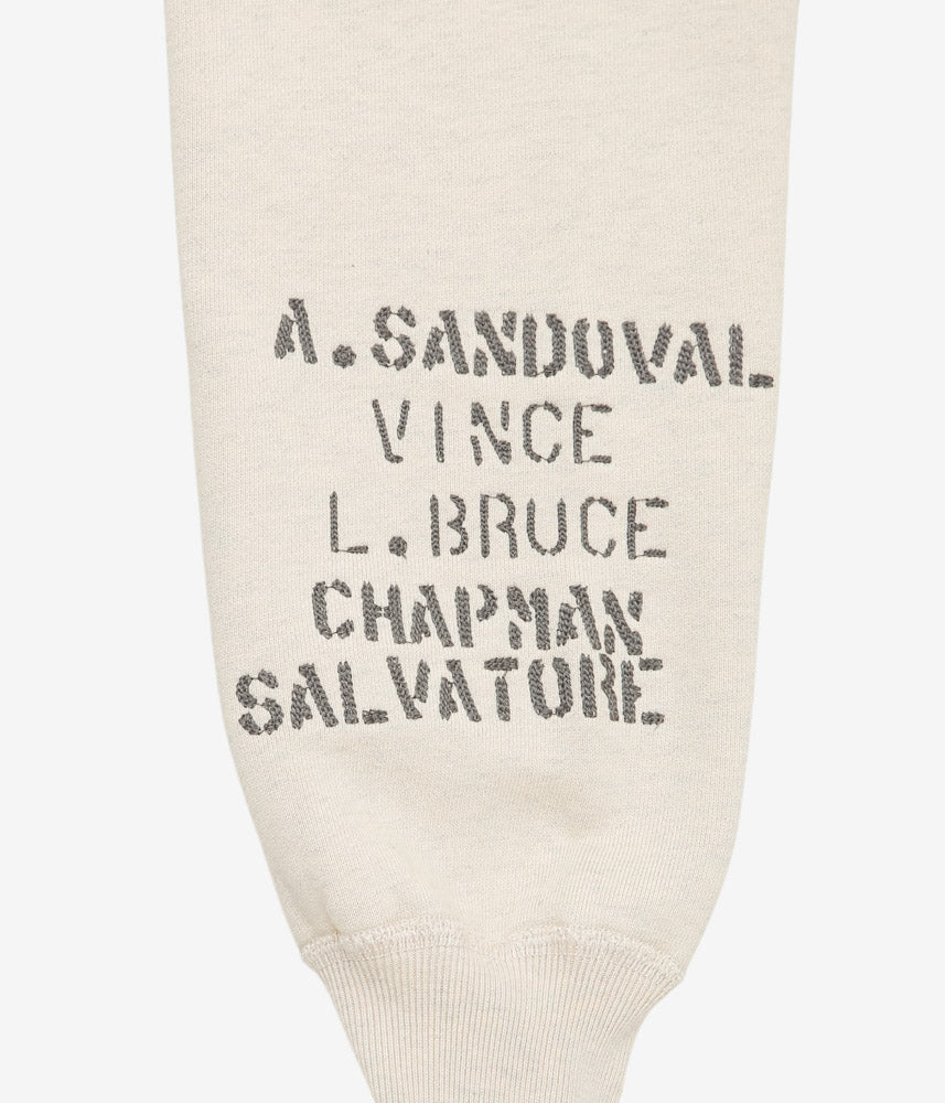 SAMUEL ZELIG ''DUFFLE CREWNECK'' (TINTED OATMEAL GREY)