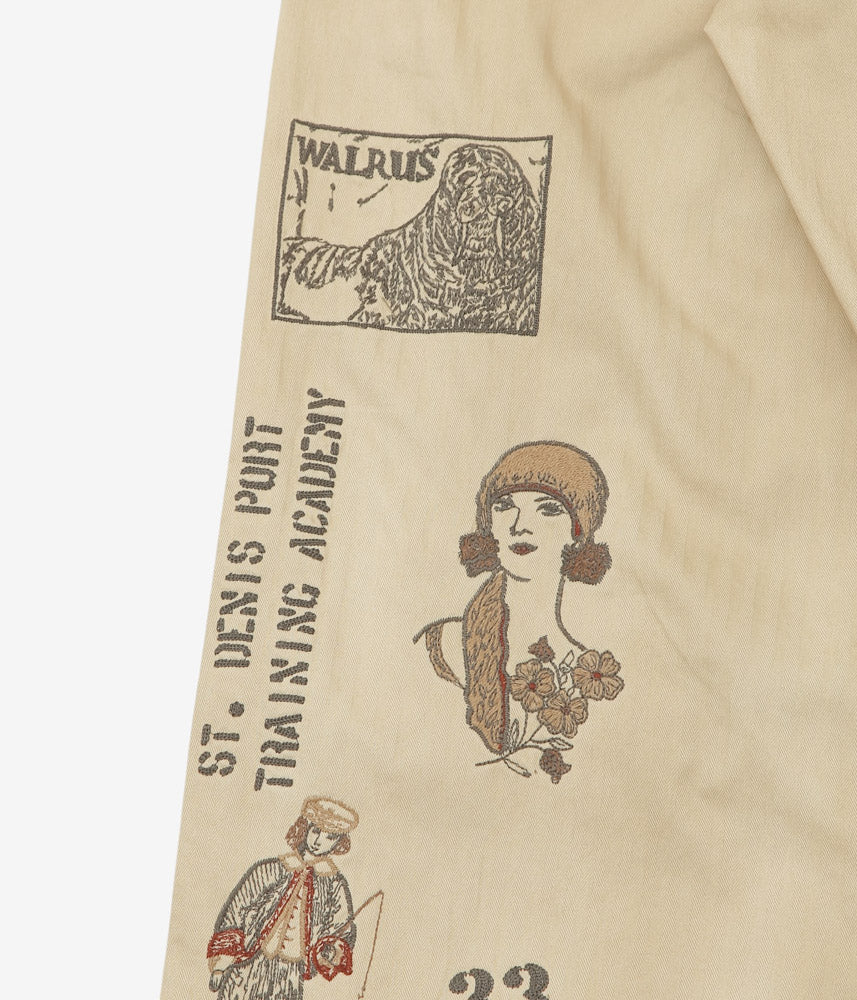 SAMUEL ZELIG ''DUFFLE PANT'' (FADED BEIGE)