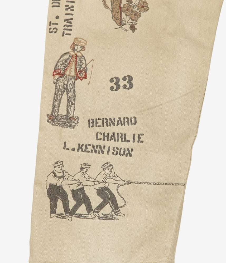 SAMUEL ZELIG ''DUFFLE PANT'' (FADED BEIGE)