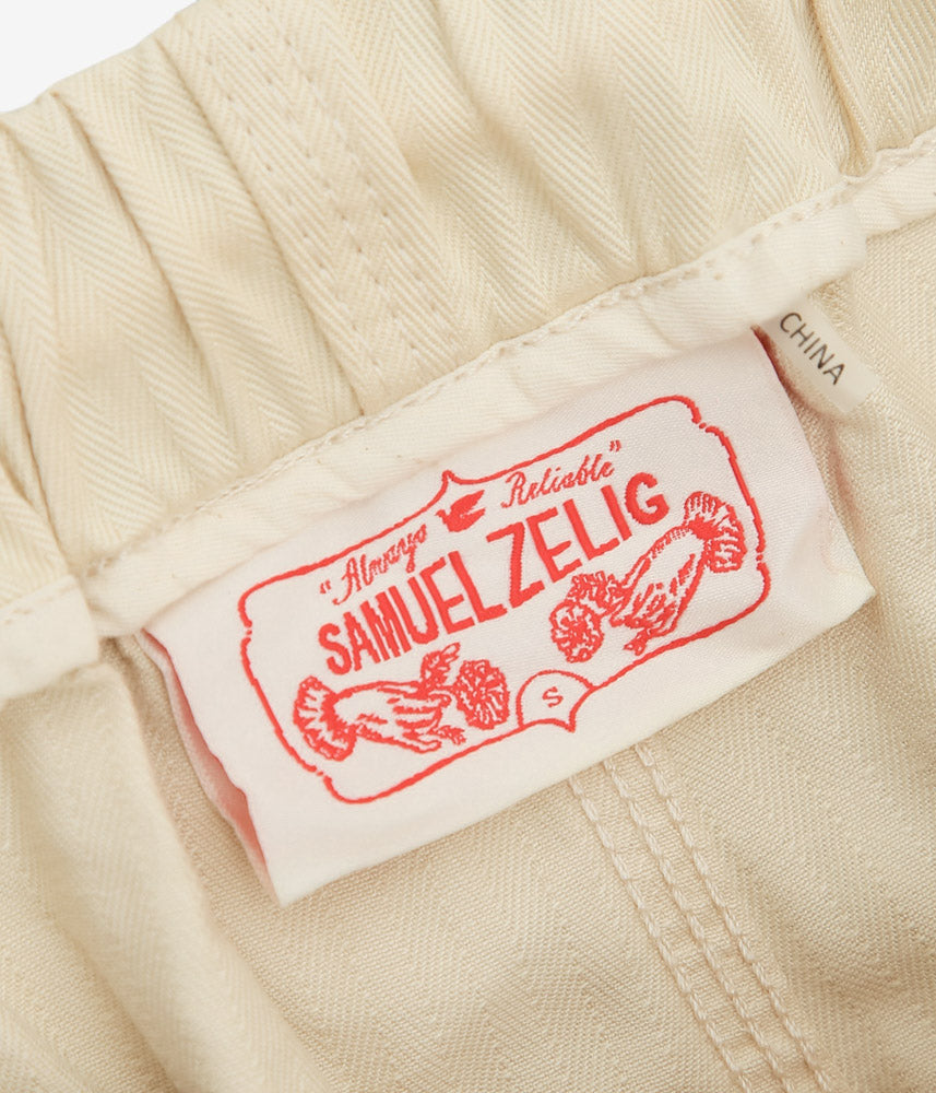 SAMUEL ZELIG ''DUFFLE PANT'' (FADED BEIGE)