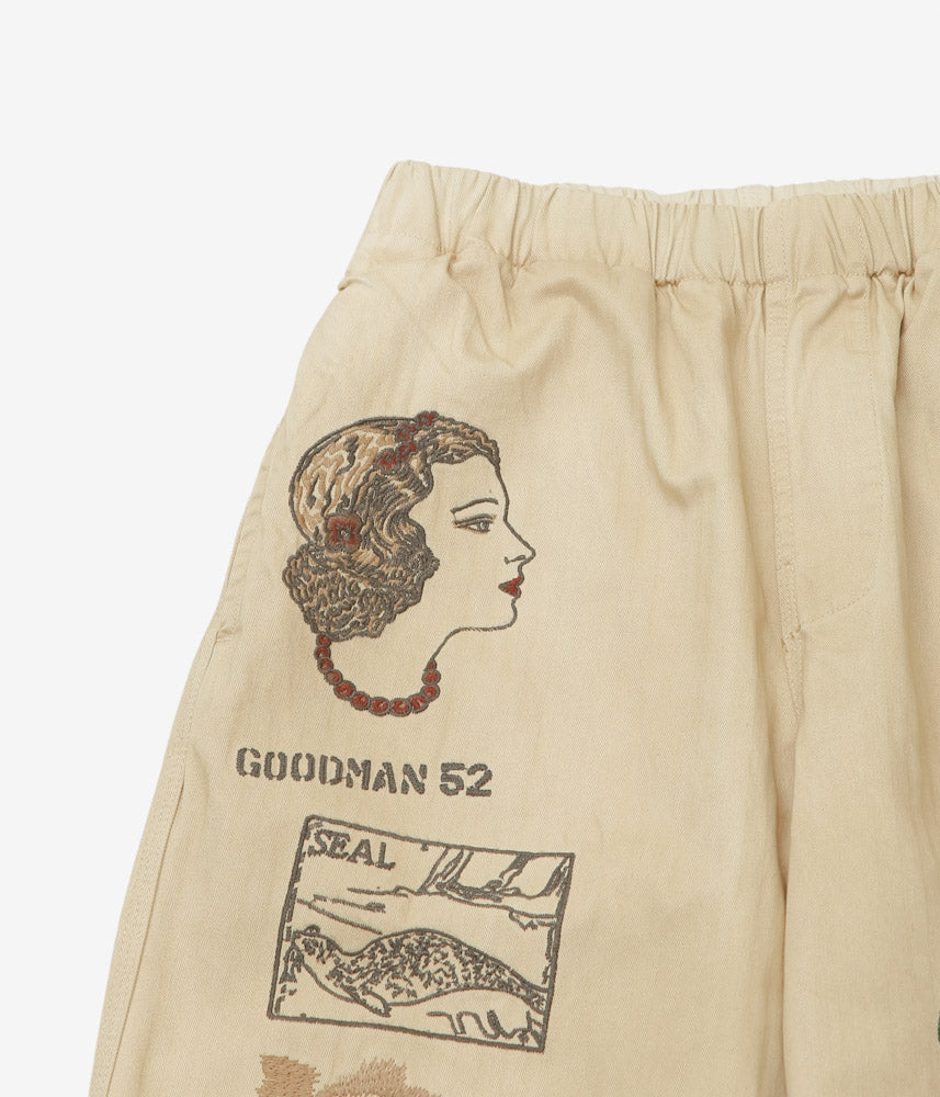 SAMUEL ZELIG ''DUFFLE PANT'' (FADED BEIGE)