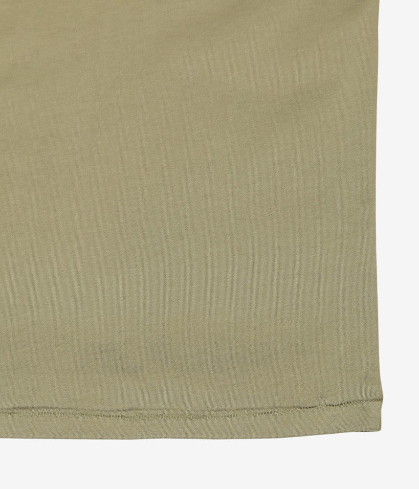 SAMUEL ZELIG ''DUFFLE TEE'' (TWO TONE OLIVE)