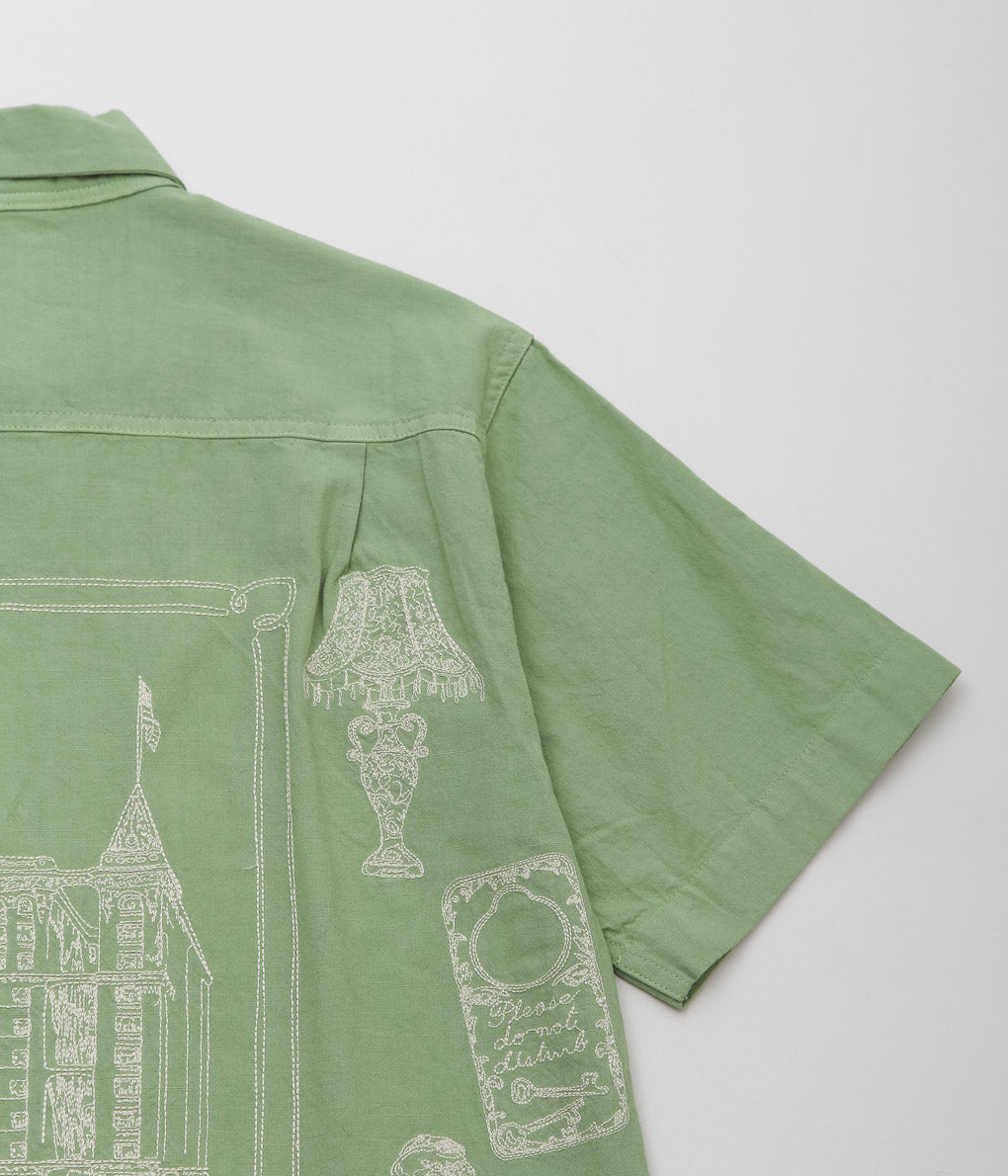 SAMUEL ZELIG ''HOTEL CAMP SHIRT'' (GREEN)