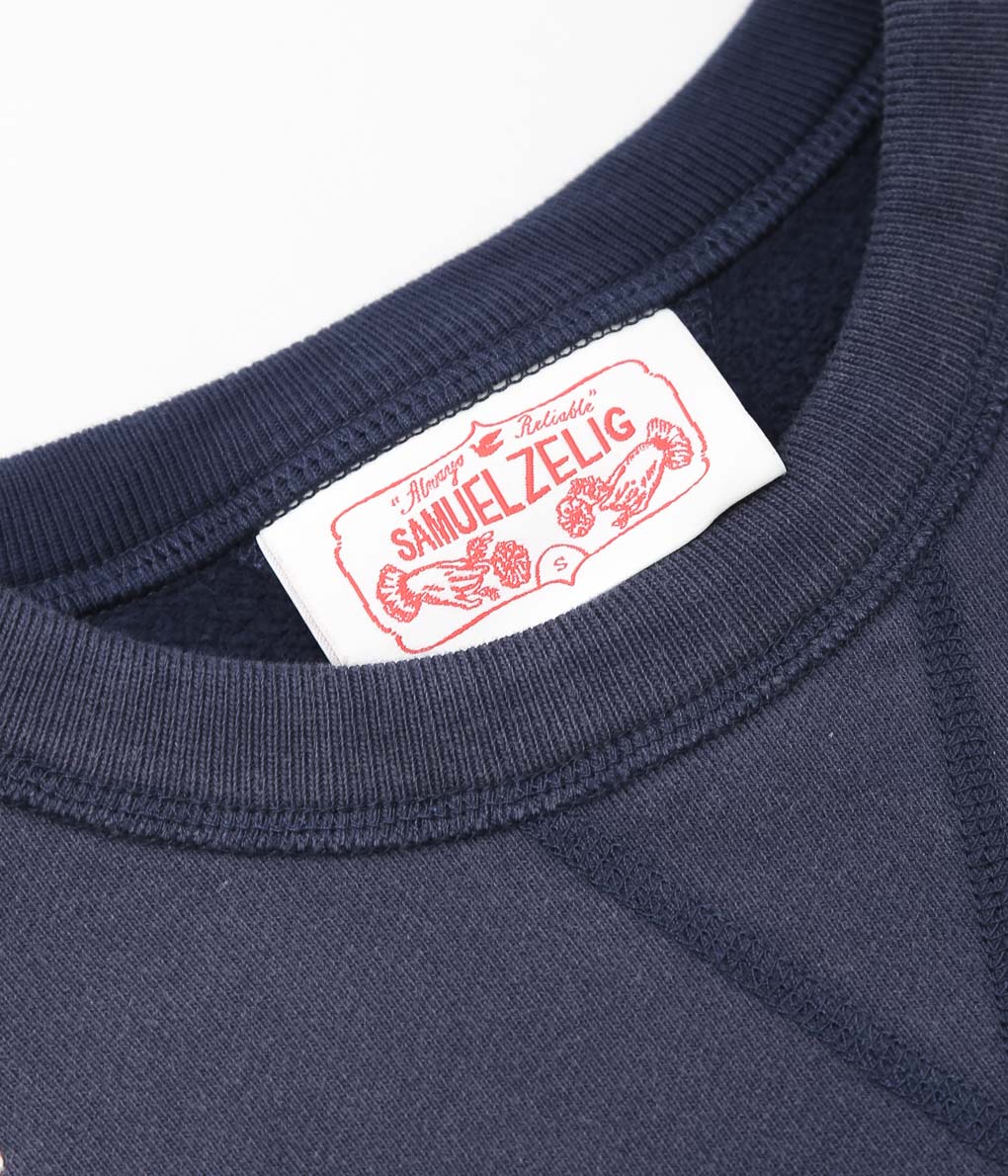 SAMUEL ZELIG ''HOTEL CREWNECK'' (NAVY)