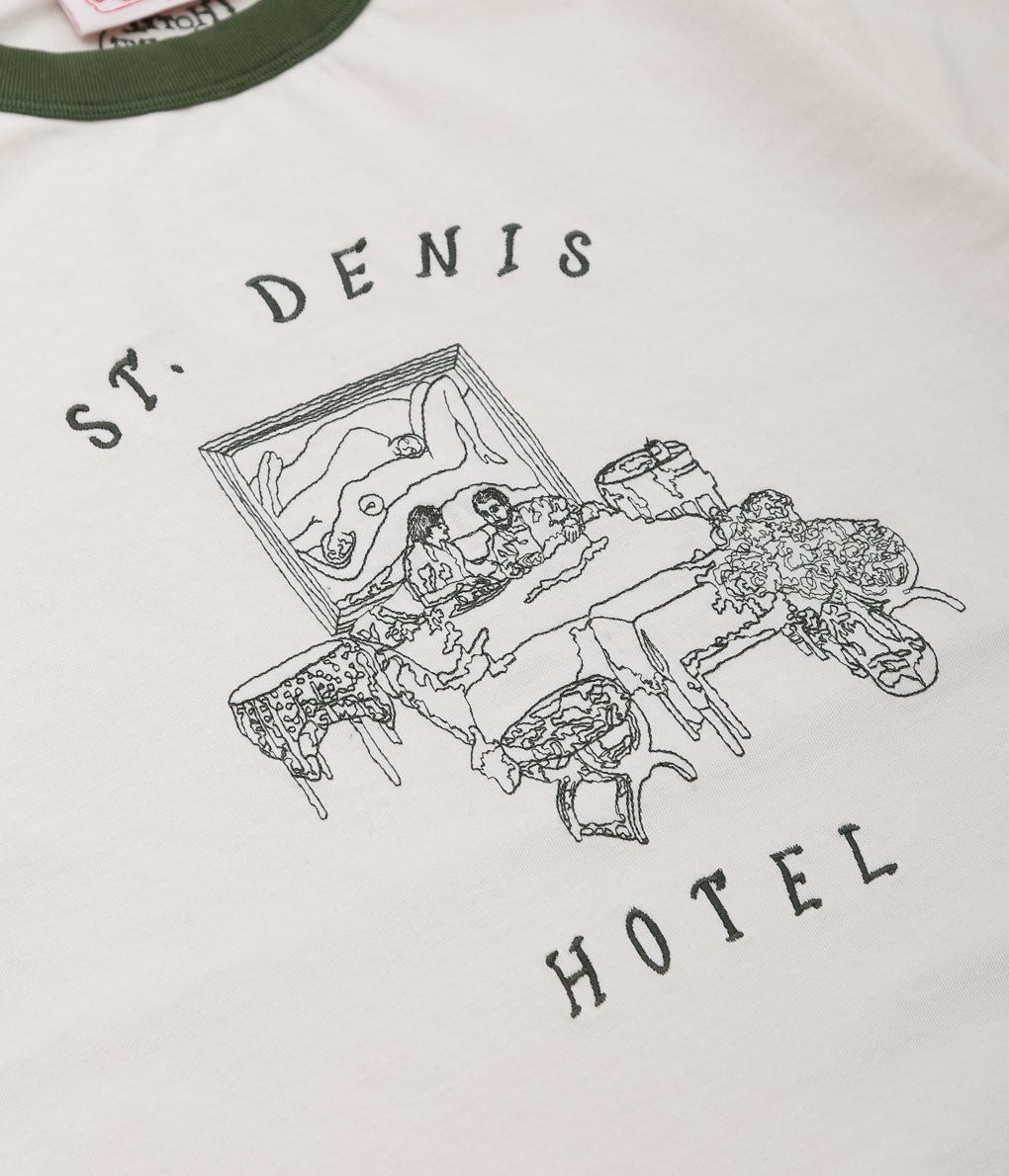 SAMUEL ZELIG ''HOTEL TEE'' (GREEN RINGER)