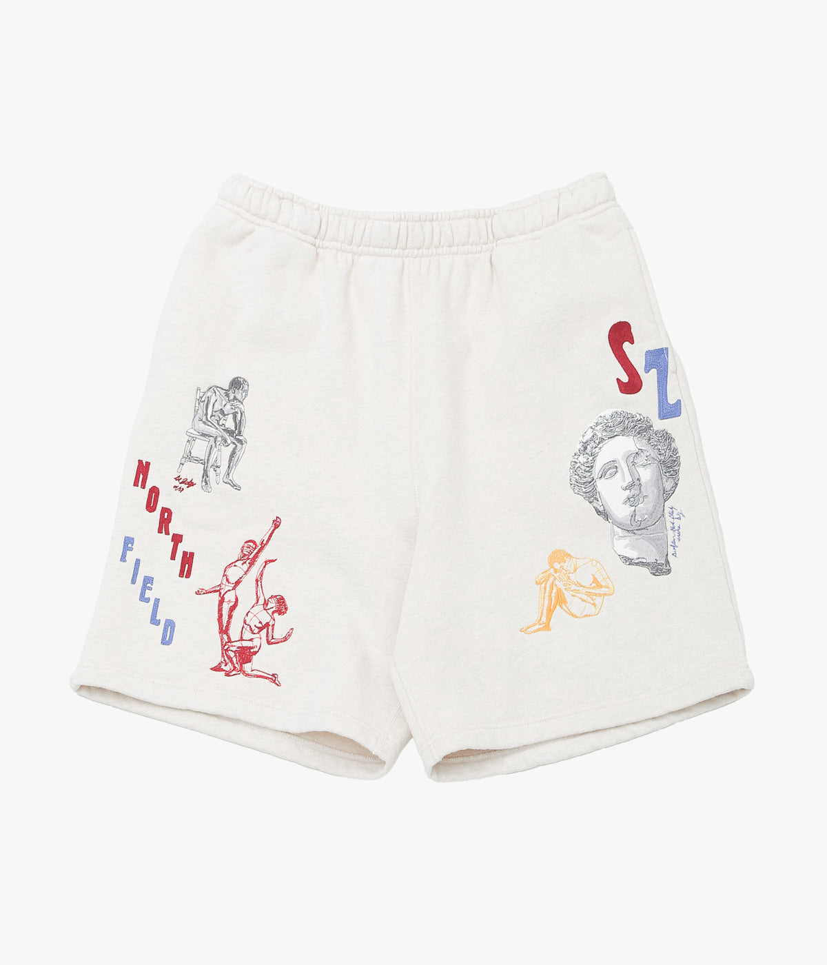 SAMUEL ZELIG "NORTHFIELD SWEAT SHORT" (OATMEAL GREY)