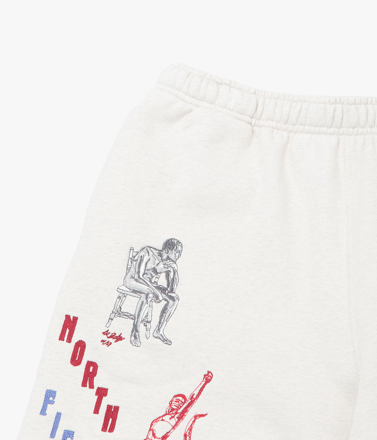 新品　Samuel Zelig 刺繍　スウェット　ショートパンツ　ショーツ　L SAMUEL ZELIG ''NORTHFIELD SWEAT SHORT'' (OATMEAL GREY) – THE STORE