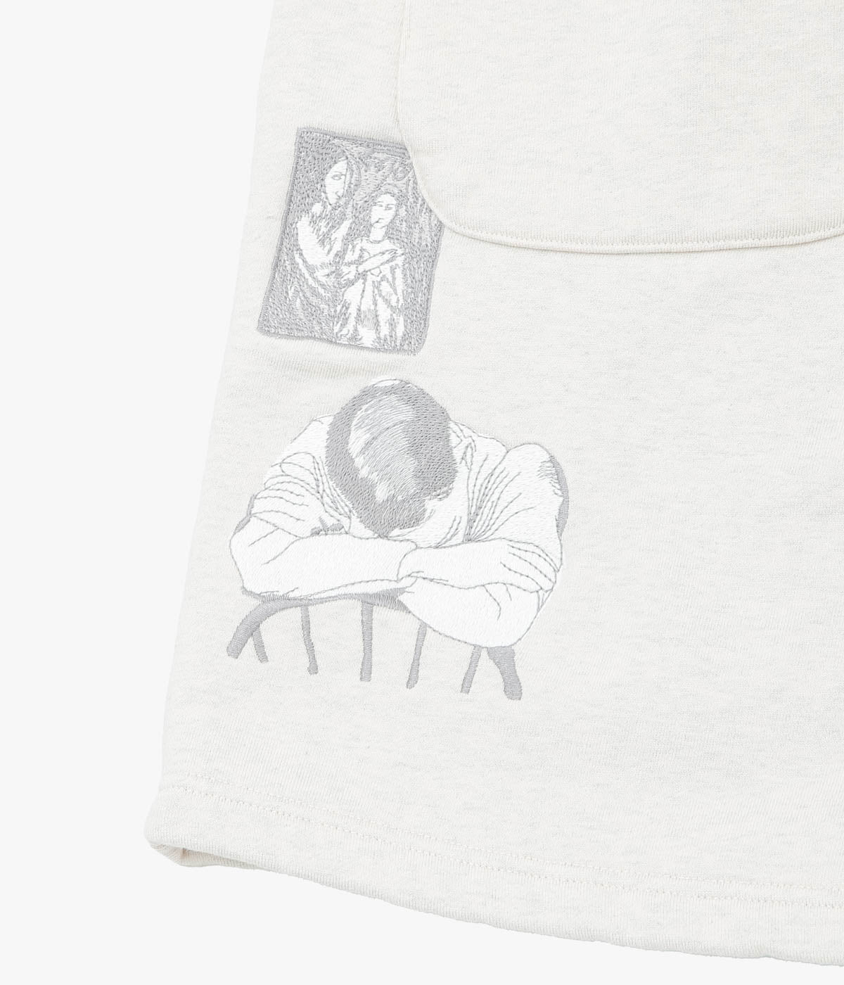 SAMUEL ZELIG "NORTHFIELD SWEAT SHORT" (OATMEAL GREY)