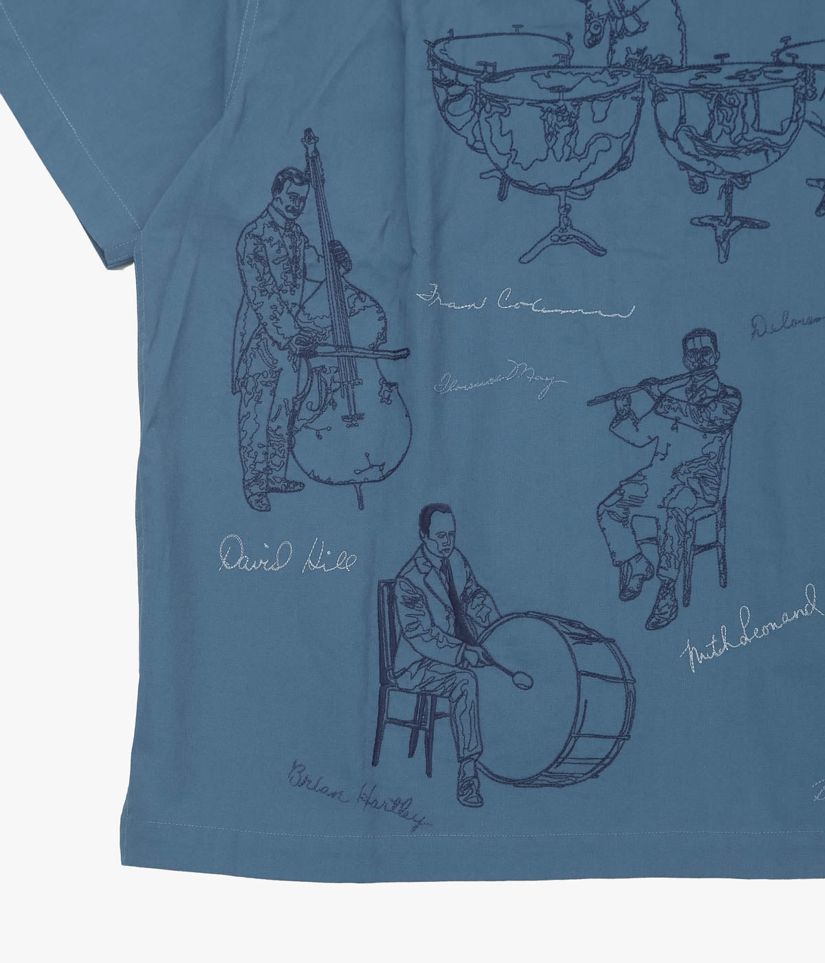 SAMUEL ZELIG "ORCHESTRA CAMP SHIRT" (DEEP BLUE)
