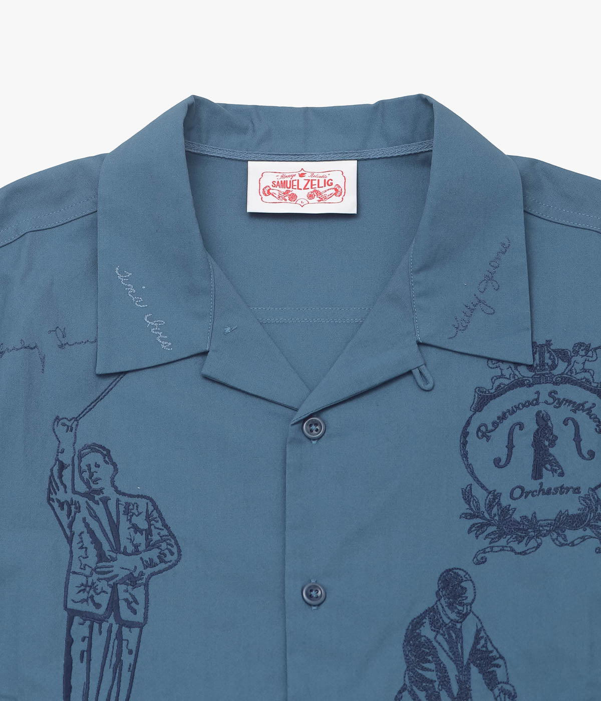 SAMUEL ZELIG "ORCHESTRA CAMP SHIRT" (DEEP BLUE)