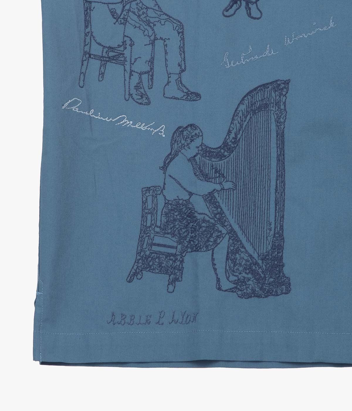 SAMUEL ZELIG "ORCHESTRA CAMP SHIRT" (DEEP BLUE)