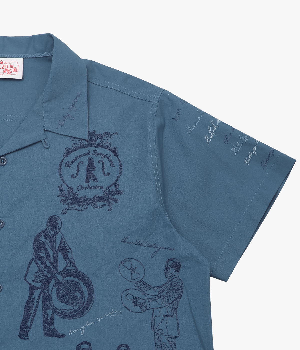 SAMUEL ZELIG "ORCHESTRA CAMP SHIRT" (DEEP BLUE)