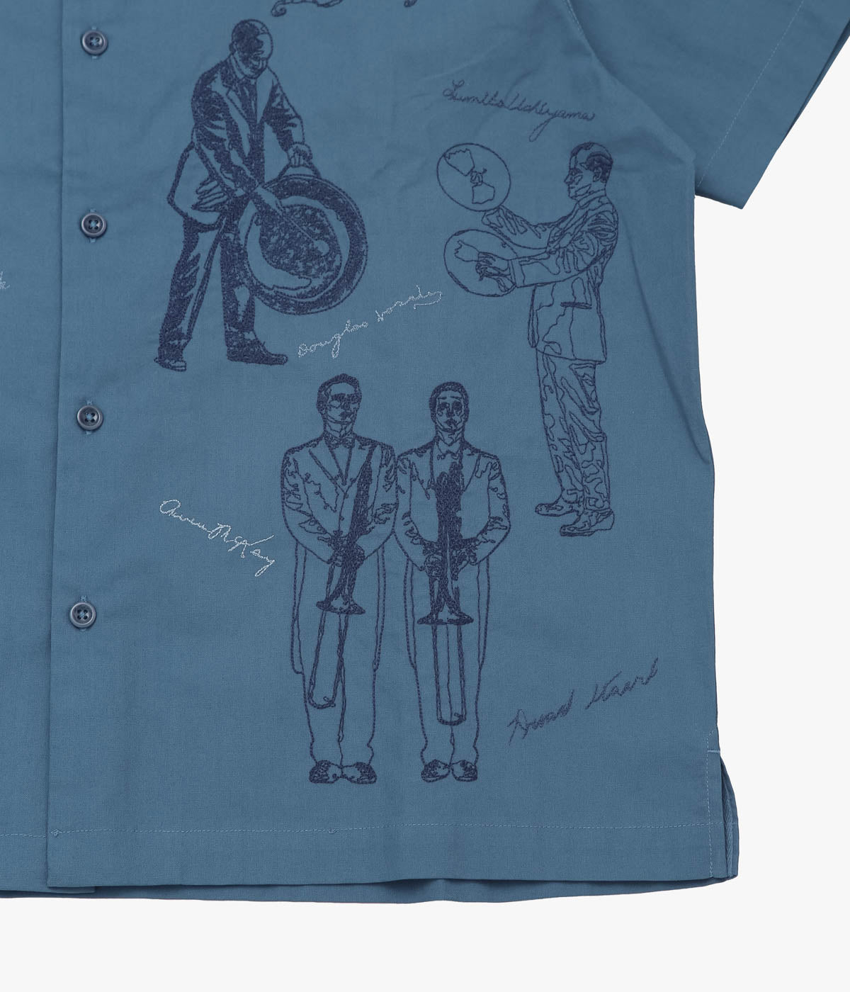 SAMUEL ZELIG "ORCHESTRA CAMP SHIRT" (DEEP BLUE)