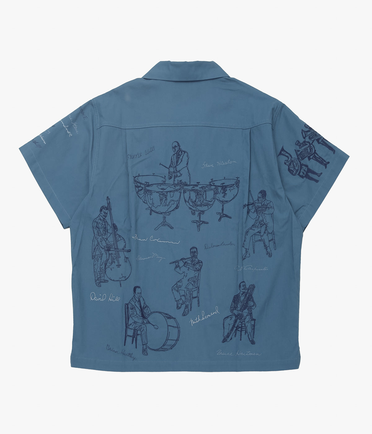 SAMUEL ZELIG "ORCHESTRA CAMP SHIRT" (DEEP BLUE)