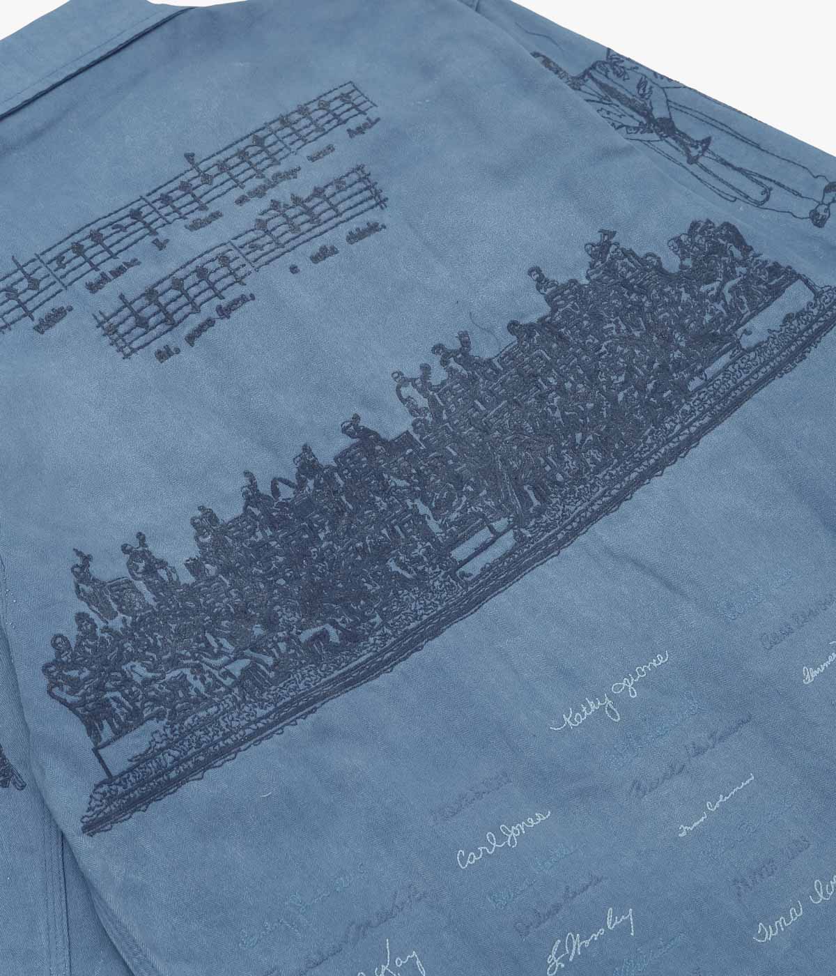 SAMUEL ZELIG "ORCHESTRA CHORE JACKET" (CHORE BLUE)
