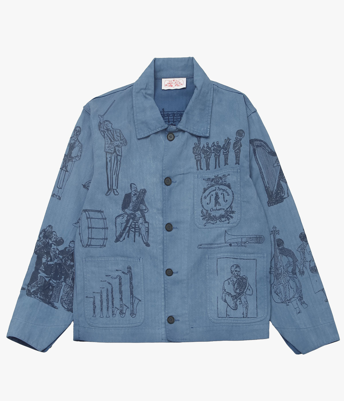 SAMUEL ZELIG "ORCHESTRA CHORE JACKET" (CHORE BLUE)