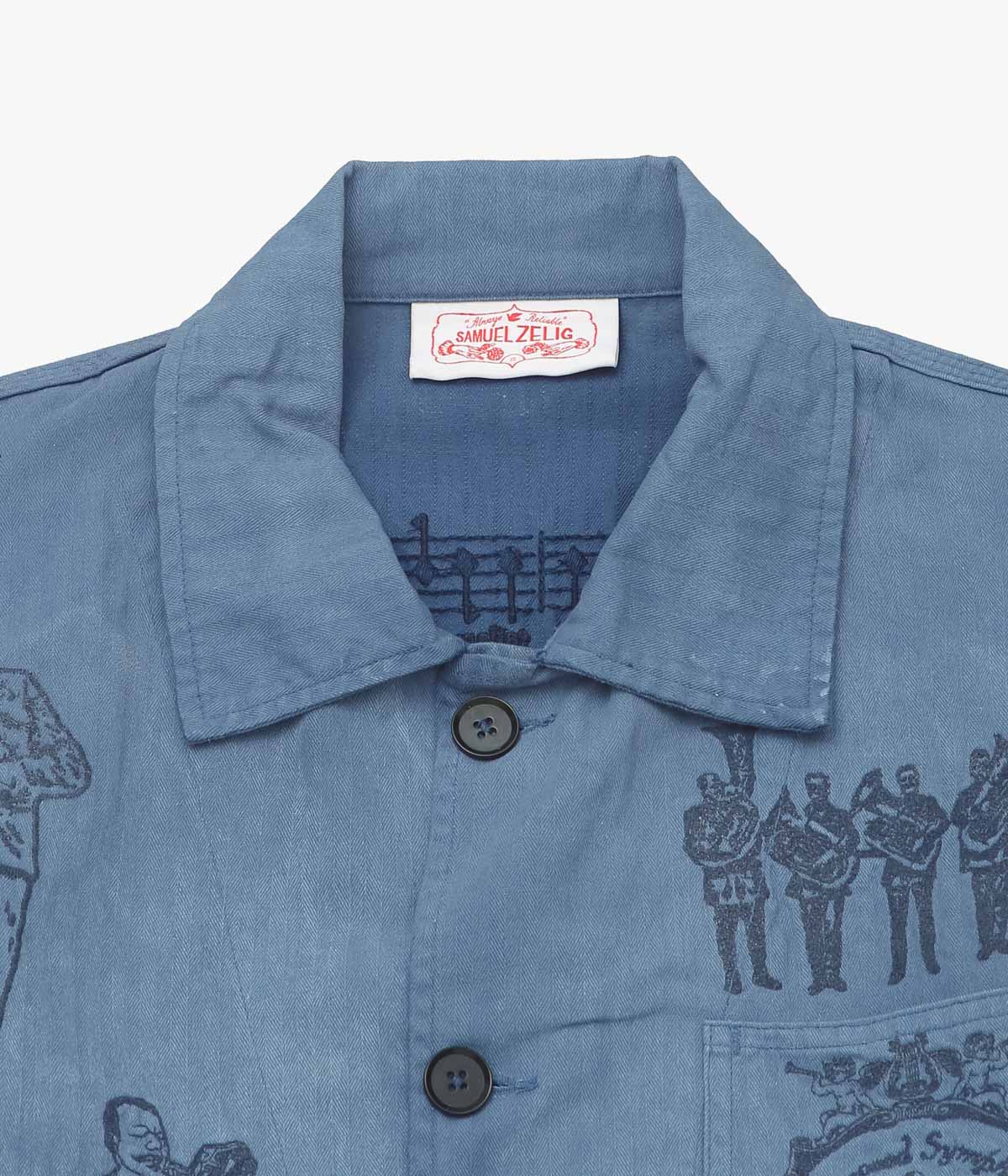 SAMUEL ZELIG "ORCHESTRA CHORE JACKET" (CHORE BLUE)
