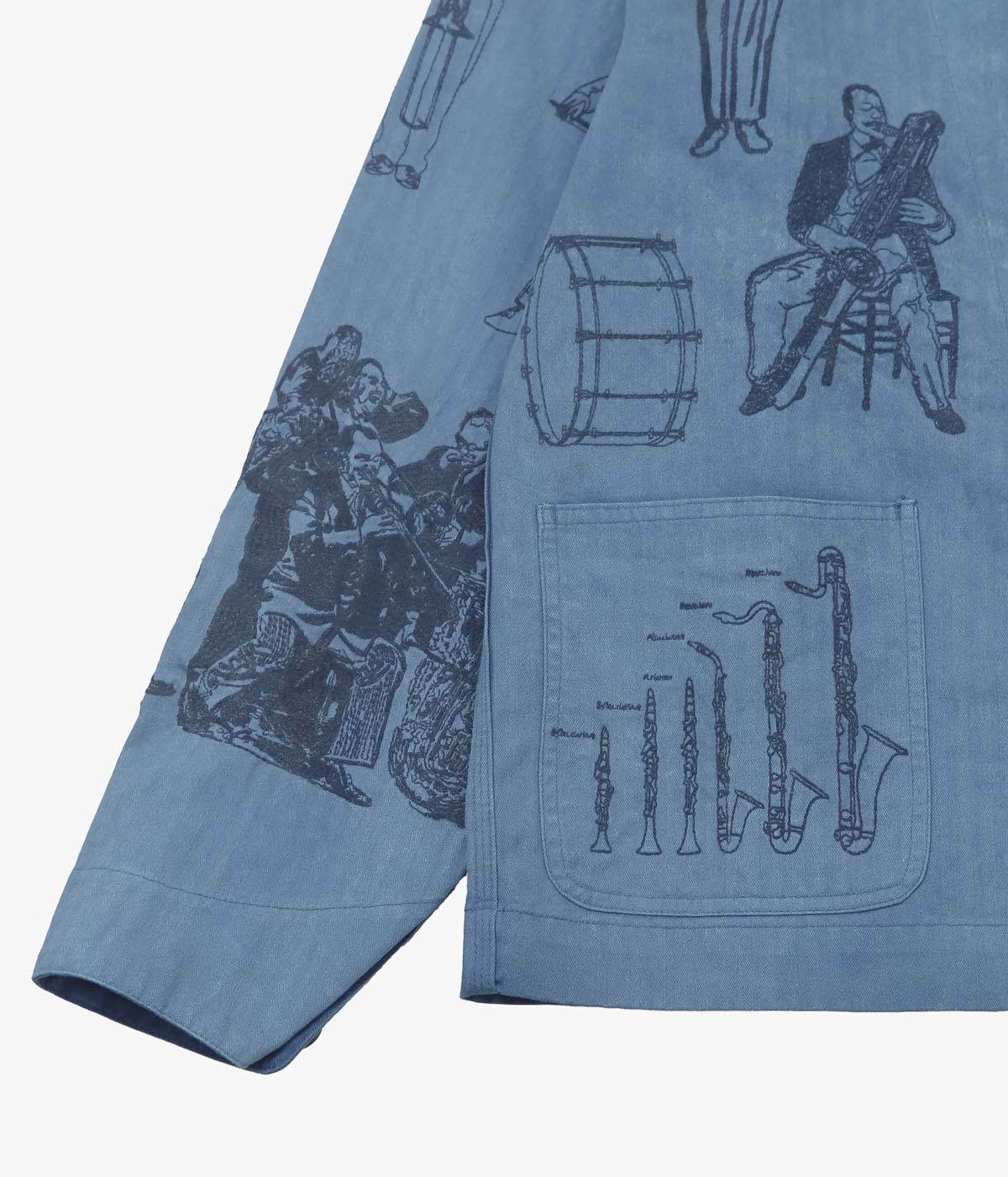 SAMUEL ZELIG "ORCHESTRA CHORE JACKET" (CHORE BLUE)