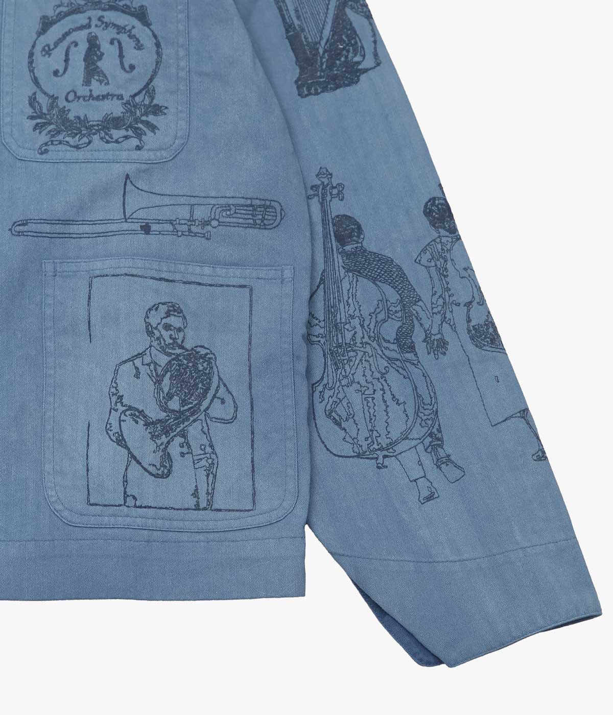 SAMUEL ZELIG "ORCHESTRA CHORE JACKET" (CHORE BLUE)