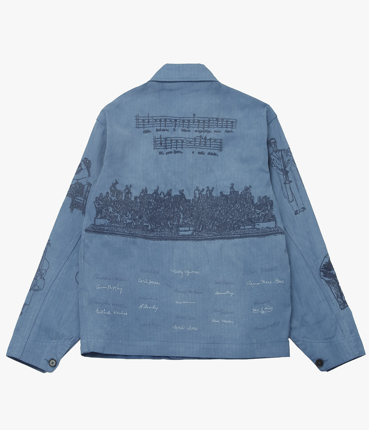 SAMUEL ZELIG "ORCHESTRA CHORE JACKET" (CHORE BLUE)