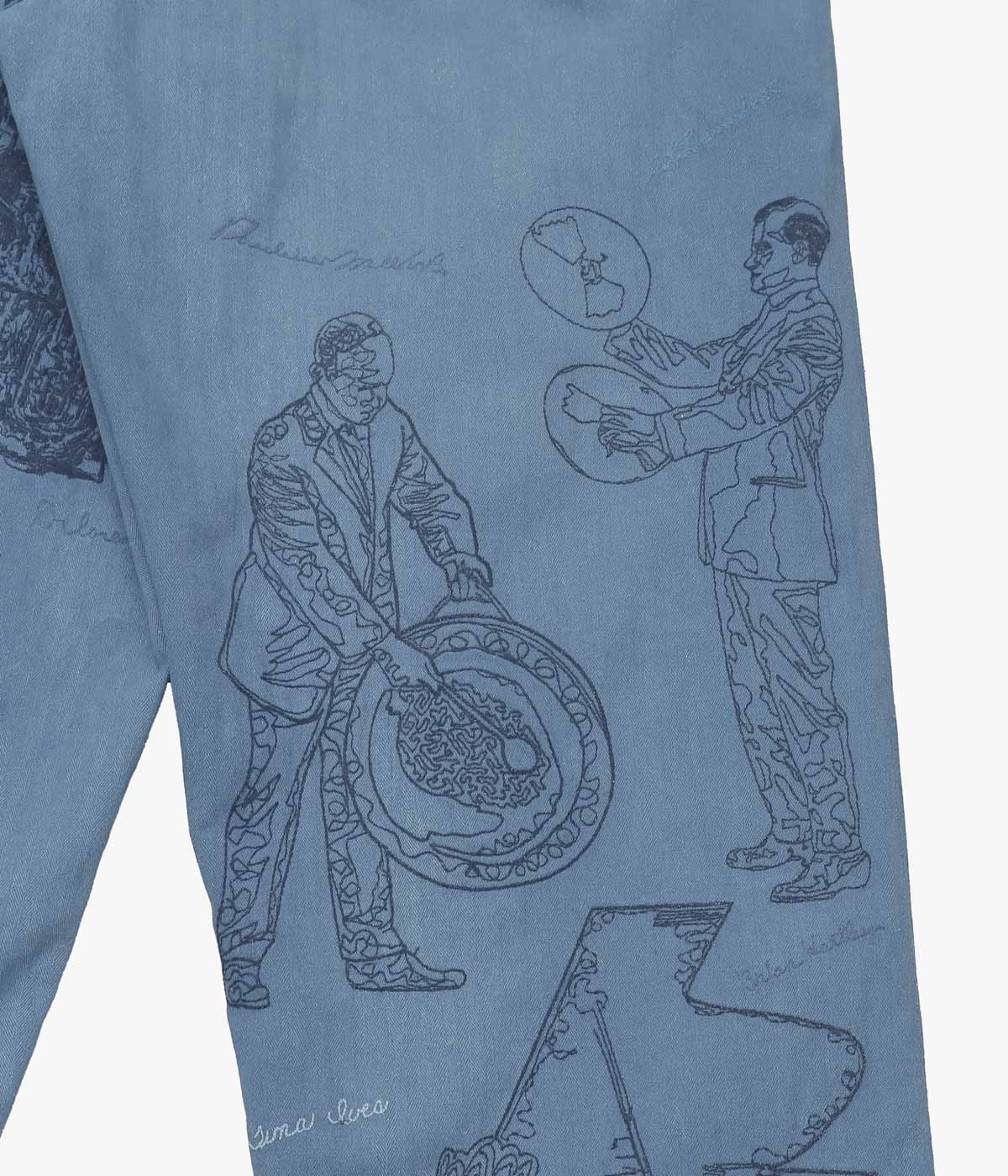 SAMUEL ZELIG "ORCHESTRA PANT" (CHORE BLUE)
