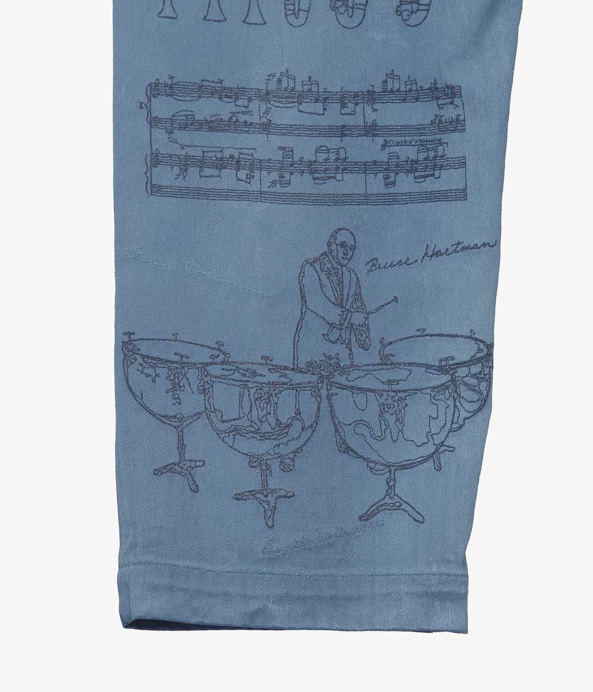 SAMUEL ZELIG "ORCHESTRA PANT" (CHORE BLUE)