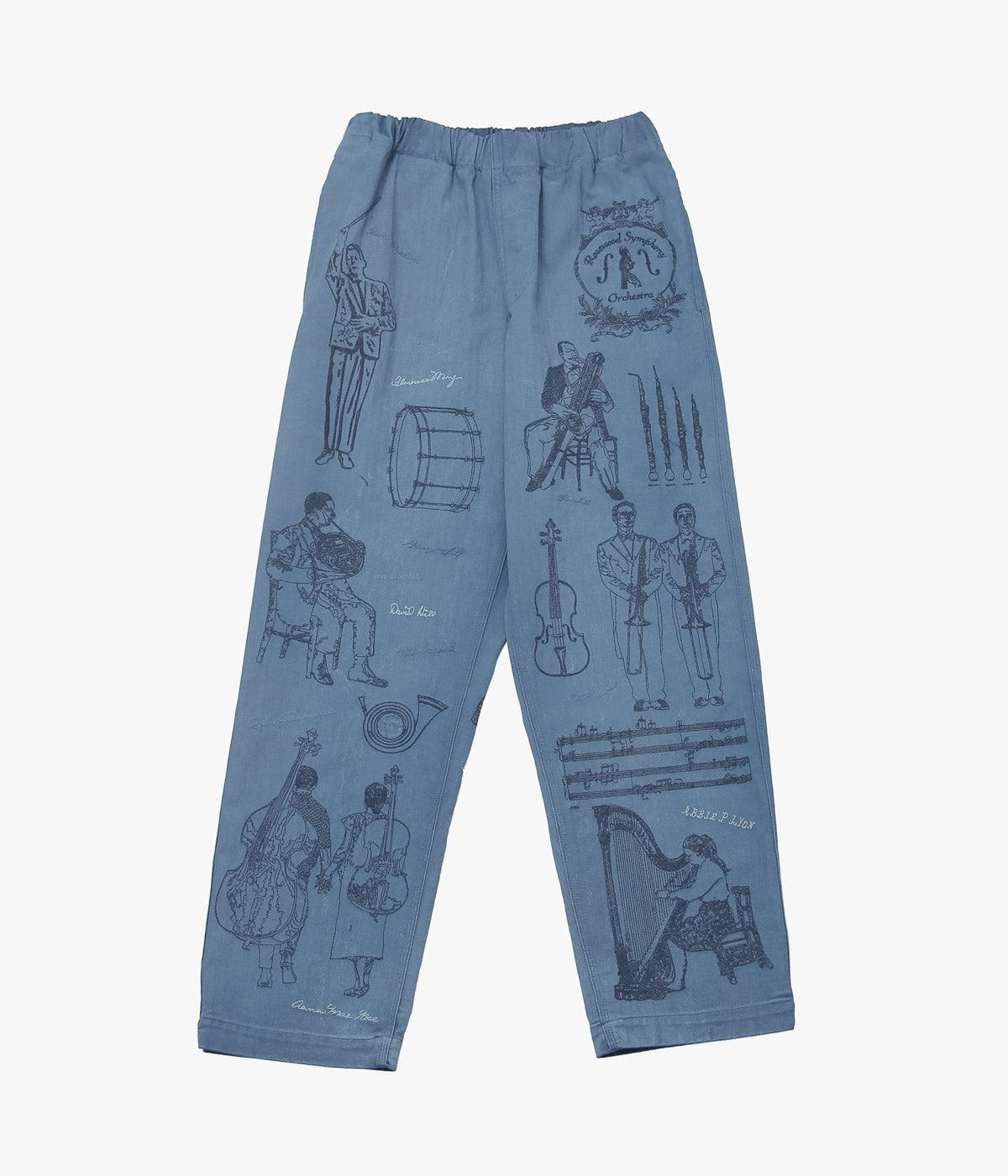 SAMUEL ZELIG "ORCHESTRA PANT" (CHORE BLUE)