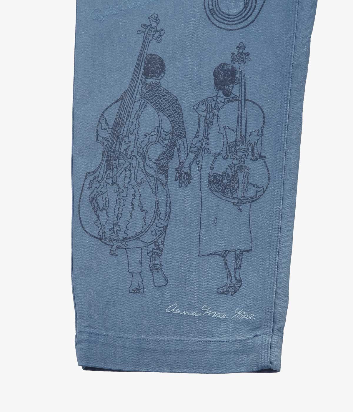 SAMUEL ZELIG "ORCHESTRA PANT" (CHORE BLUE)